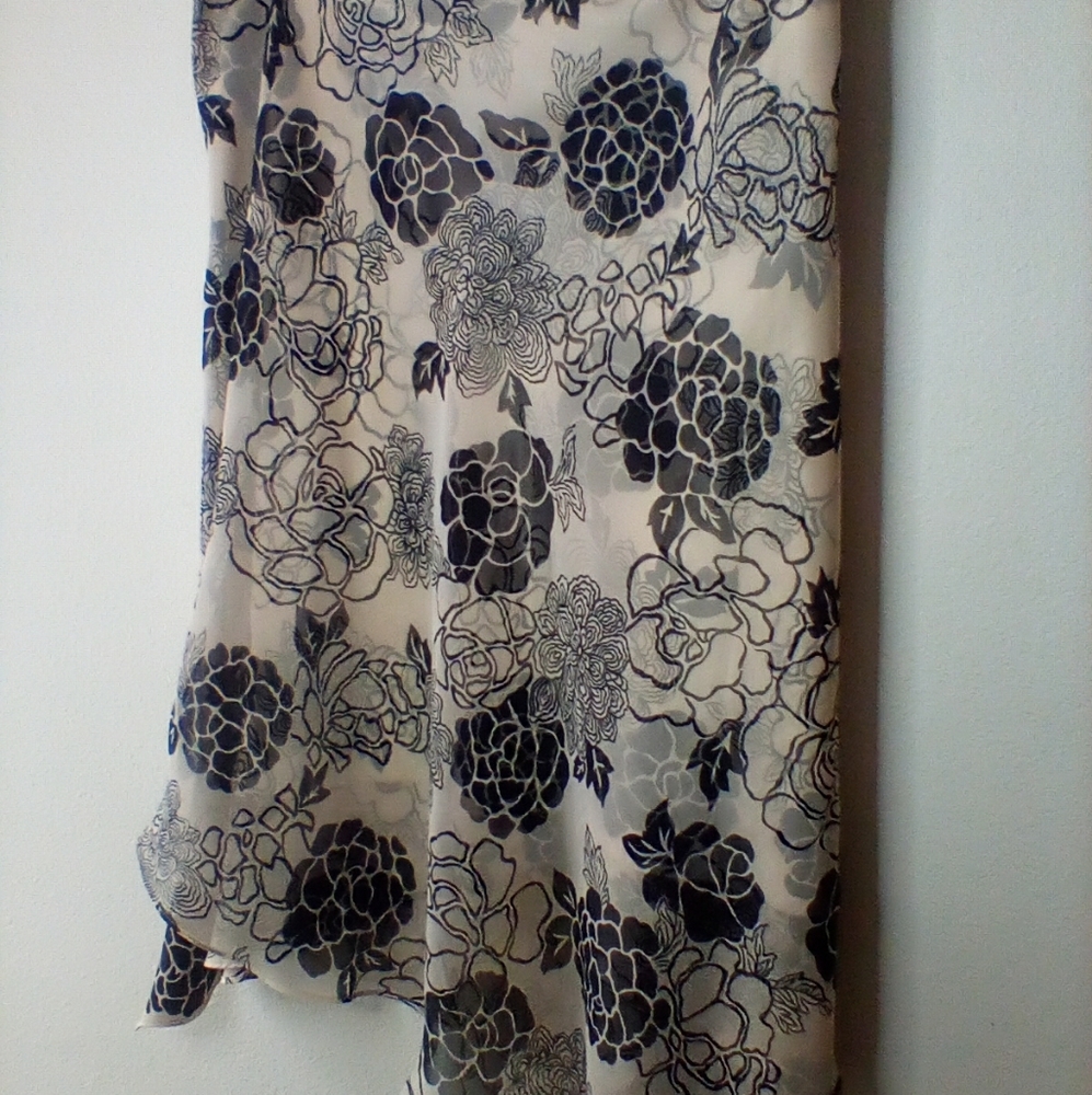 Black and Silver flower skirts